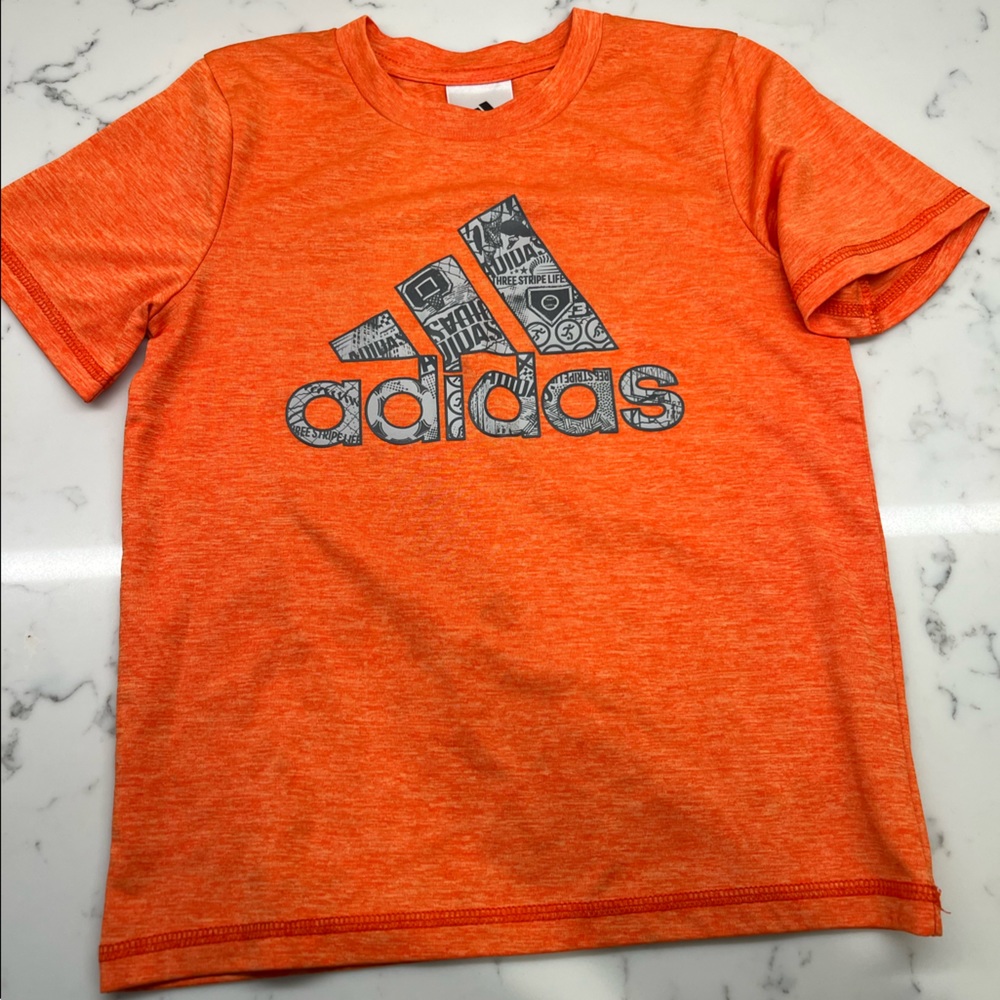 5T Adidas Orange shirt
